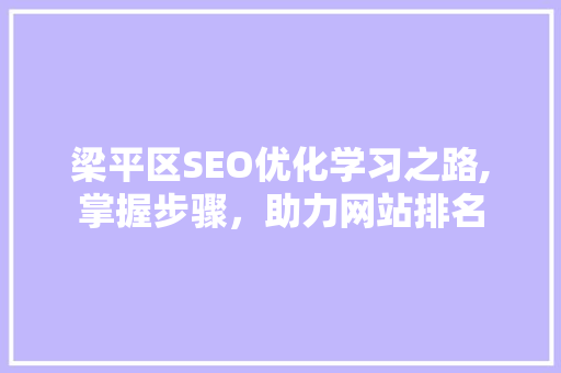 梁平区SEO优化学习之路,掌握步骤，助力网站排名