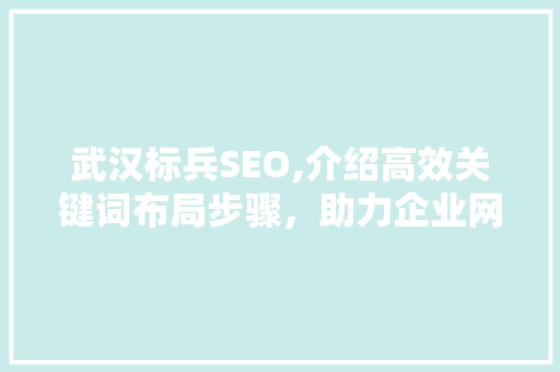 武汉标兵SEO,介绍高效关键词布局步骤，助力企业网站优化