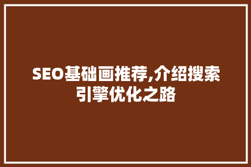 SEO基础画推荐,介绍搜索引擎优化之路