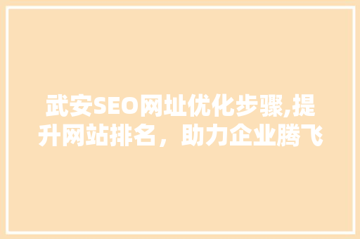 武安SEO网址优化步骤,提升网站排名，助力企业腾飞