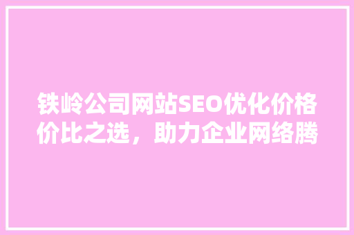 铁岭公司网站SEO优化价格价比之选，助力企业网络腾飞