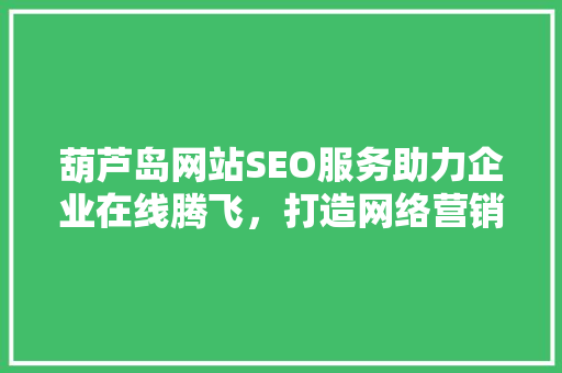 葫芦岛网站SEO服务助力企业在线腾飞，打造网络营销新格局