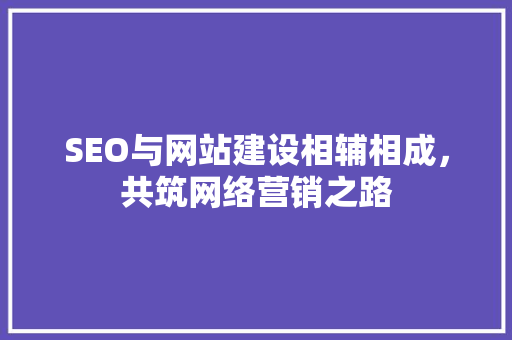 SEO与网站建设相辅相成，共筑网络营销之路