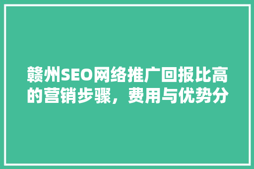 赣州SEO网络推广回报比高的营销步骤，费用与优势分析