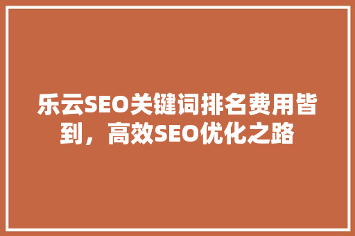 乐云SEO关键词排名费用皆到，高效SEO优化之路